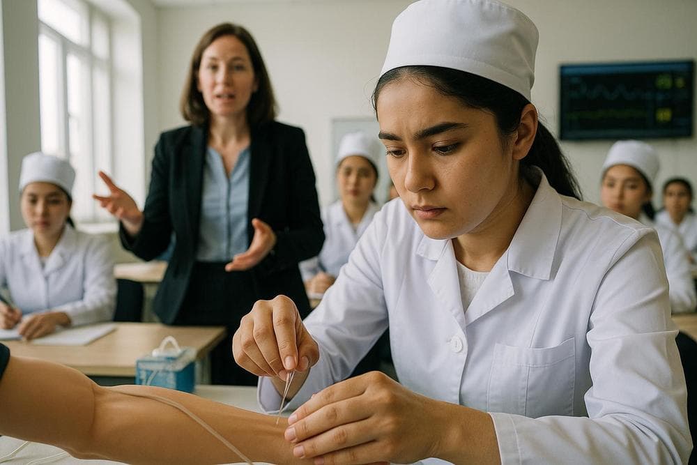 “O‘zbekistonda Hamshiralik Talimi Britaniya Andozalari Bilan Rivojlanmoqda”