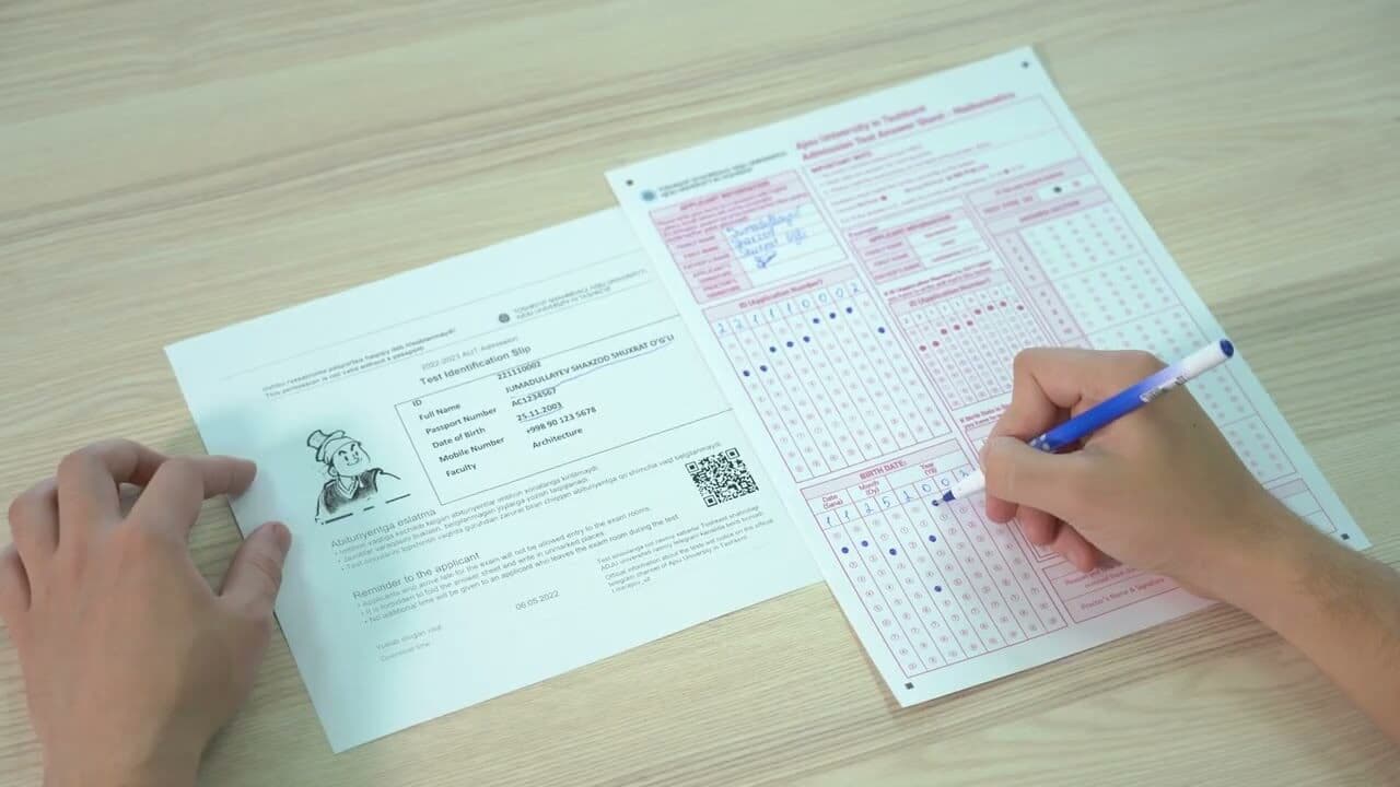 2026-yil uchun javoblar varaqasi tasdiqlandi: abituriyentlar uchun yangi namunasi