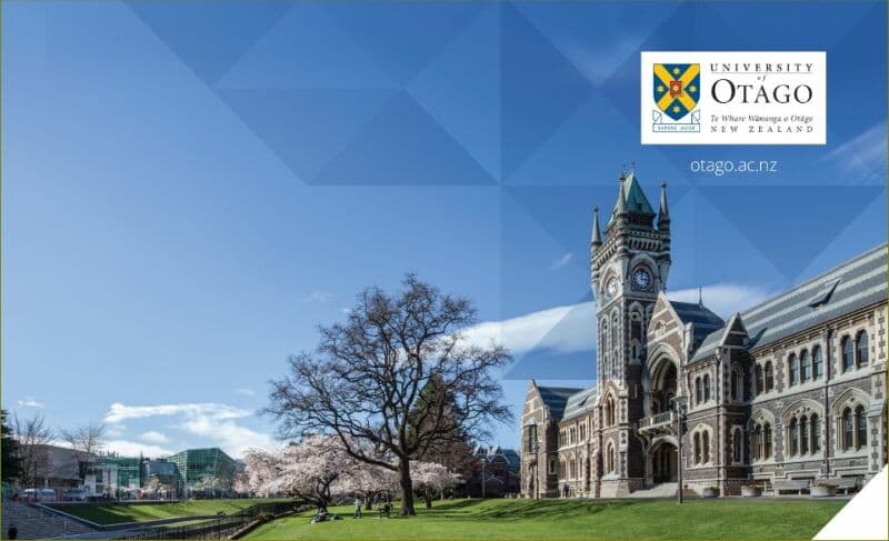 Otago universiteti doktorantura granti: Yillik $19 300
