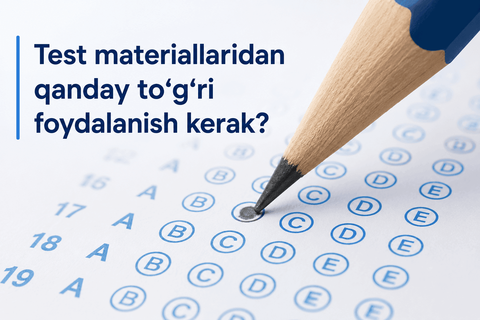 Test materiallaridan qanday to‘g‘ri foydalanish kerak? [video]