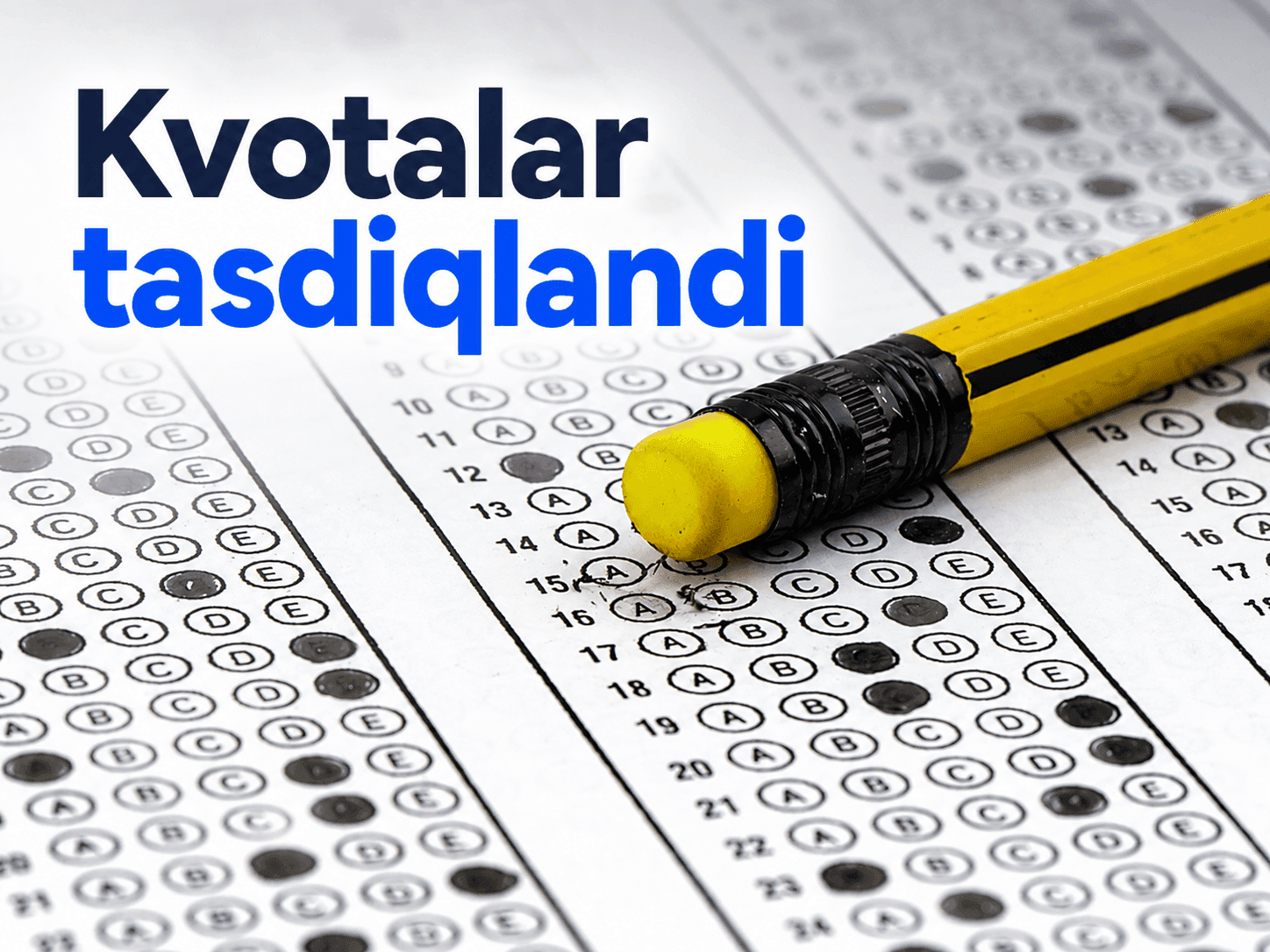 2026/2027-o’quv yili bakalavriat va magistratura qabul parametrlari tasdiqlandi
