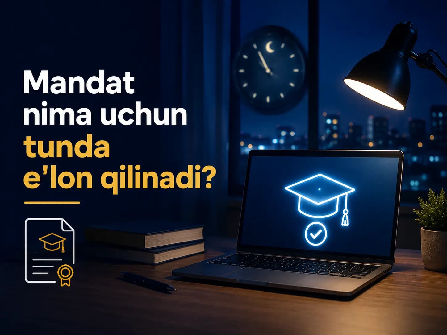 Mandat nima uchun doim tunda e’lon qilinadi?