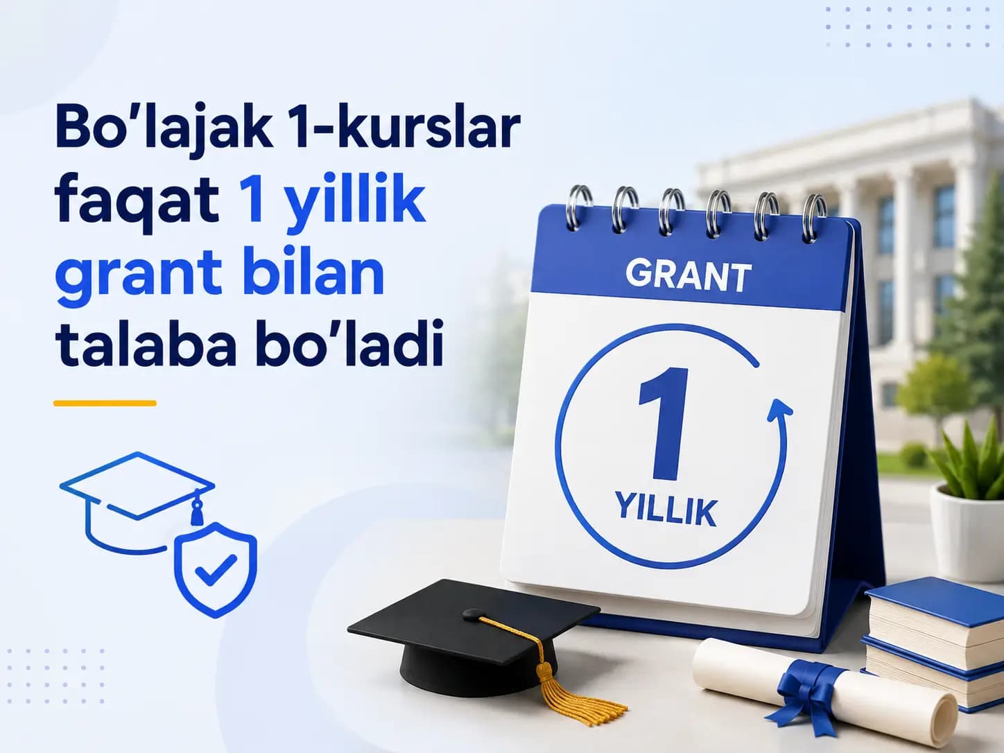 Grant yutish yetarli emas, uni har yili saqlab qolish kerak