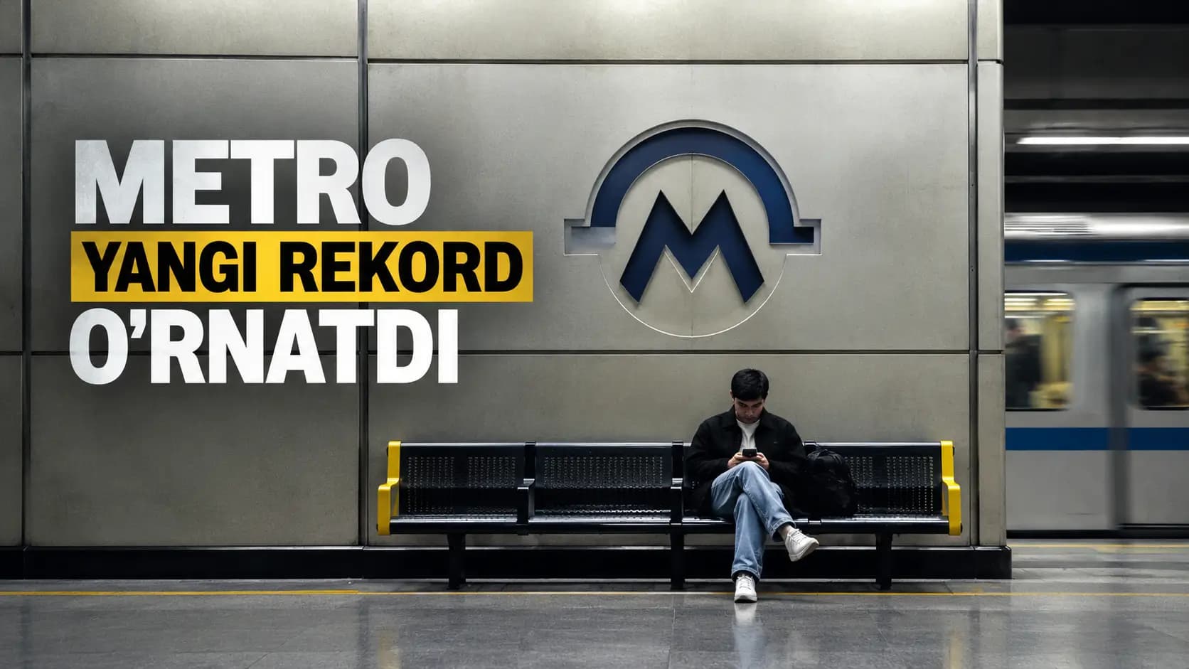 Toshkent metrosi bir kunda 1 mln 165 ming yo’lovchini tashib rekord o’rnatdi