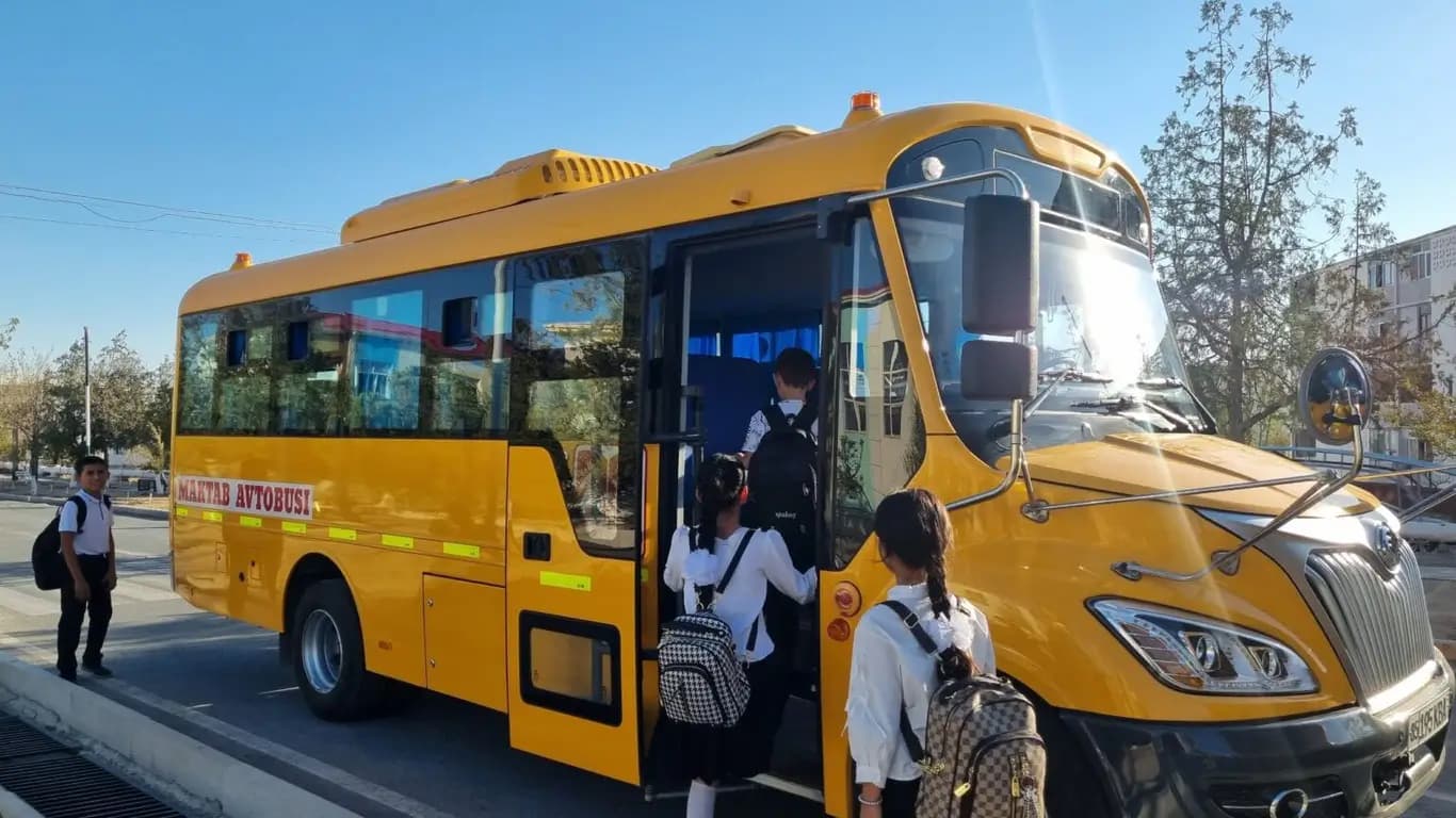 Toshkentda ota-onalarning 73,5 foizi maktab avtobuslarini yoqlab ovoz berdi