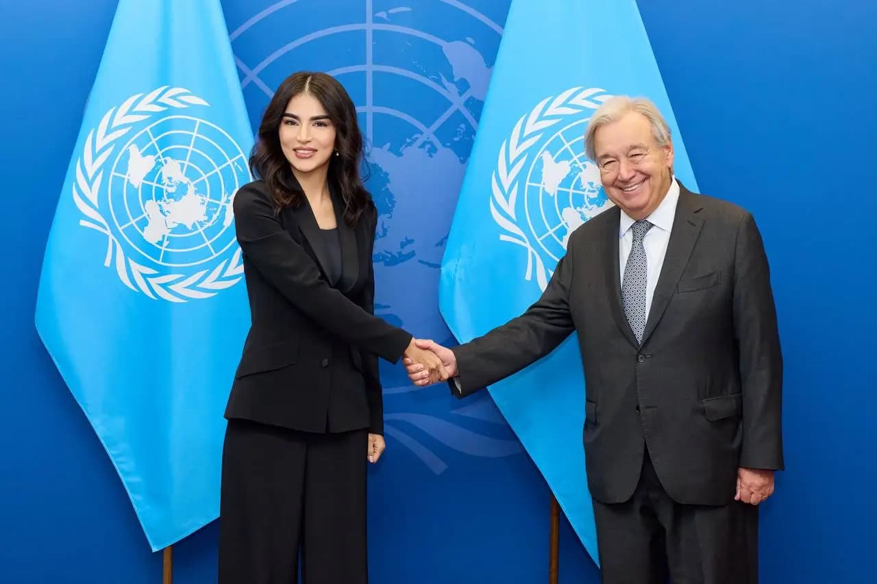 Saida Mirziyoyeva BMT Bosh kotibi Antoniu Guterrish bilan uchrashdi