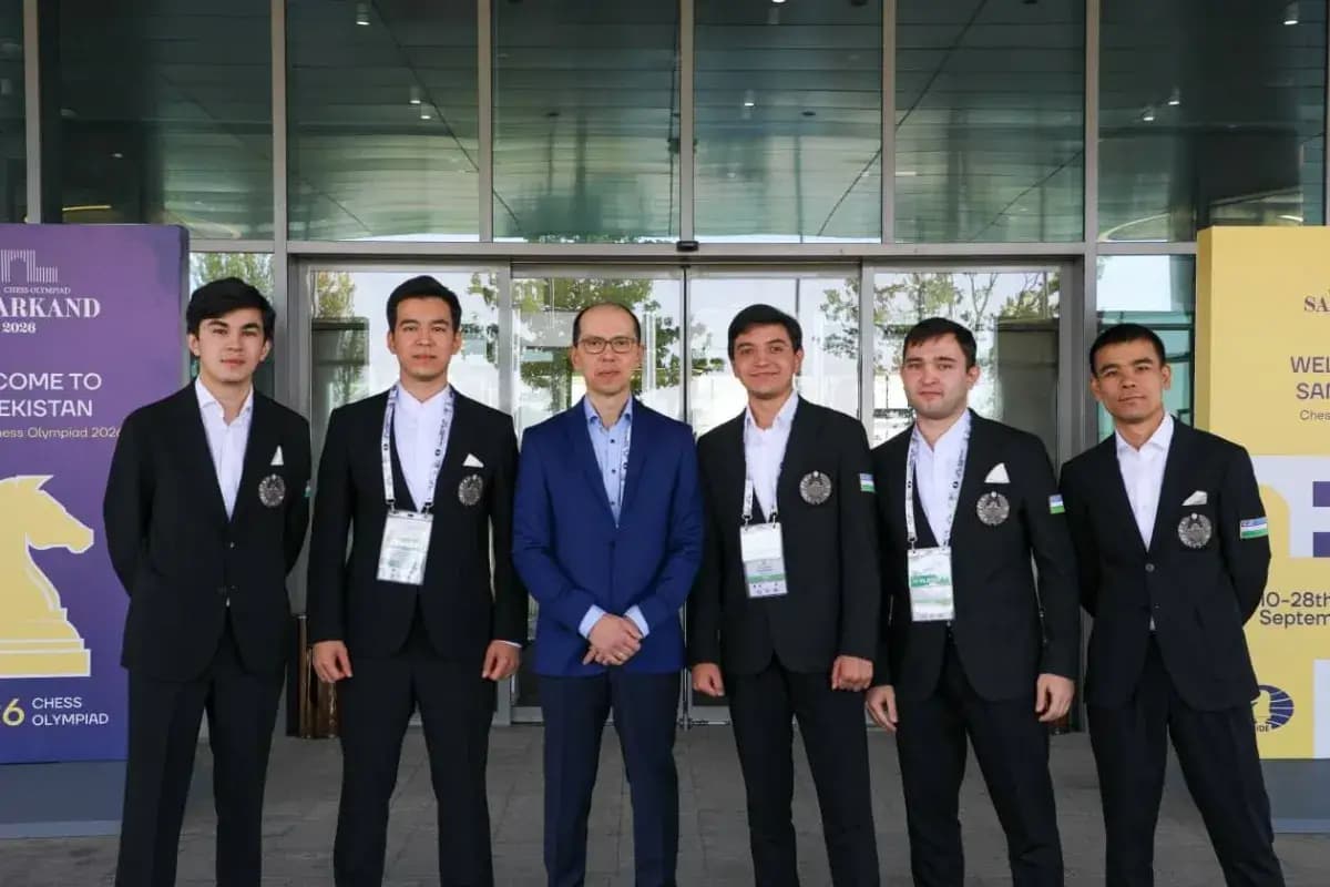 Samarqanddagi shaxmat olimpiadasida O’zbekiston chempionlikni qo’lga kiritdi