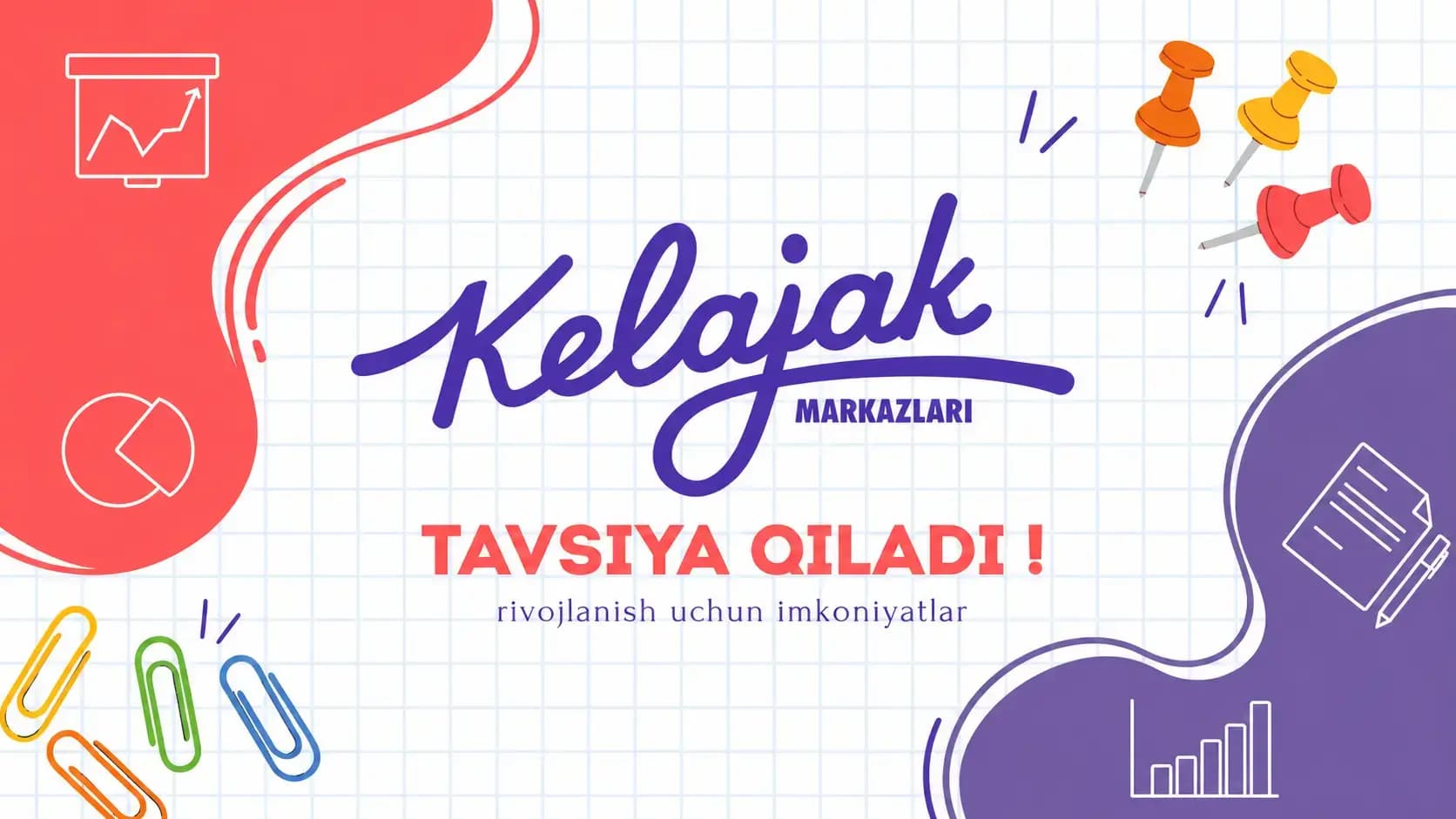 Kelajak markazlari maktab o’quvchilari uchun to’rt tanlovni e’lon qildi