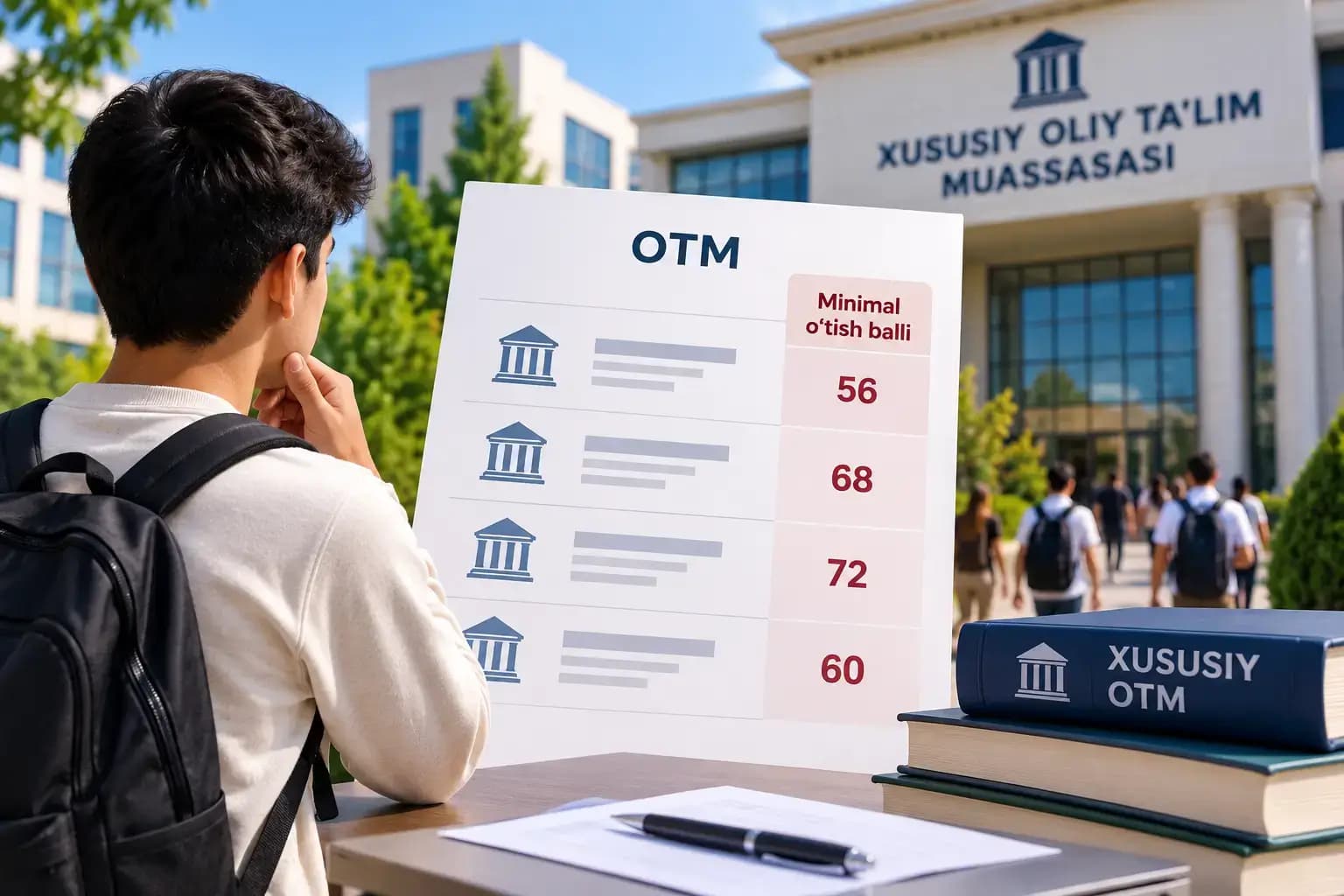 Xususiy OTMlarga ham minimal o’tish balli joriy etilishi mumkin
