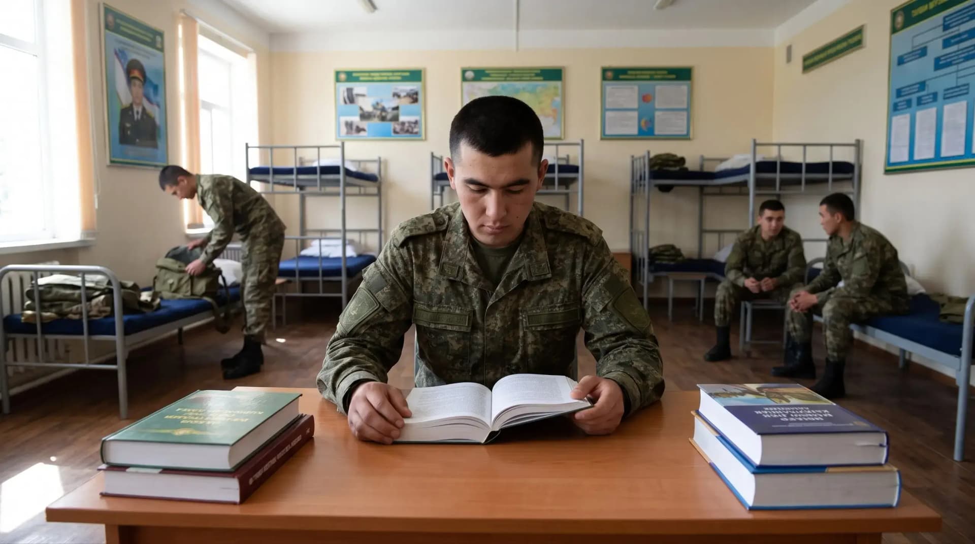 Kitobxonlikda g’olib bo’lgan askarlarning xizmati bir oyga qisqarishi mumkin