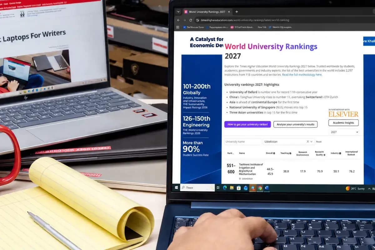 Jahon reytingining TOP-1000 taligidan ikki oliygoh o‘rin egalladi