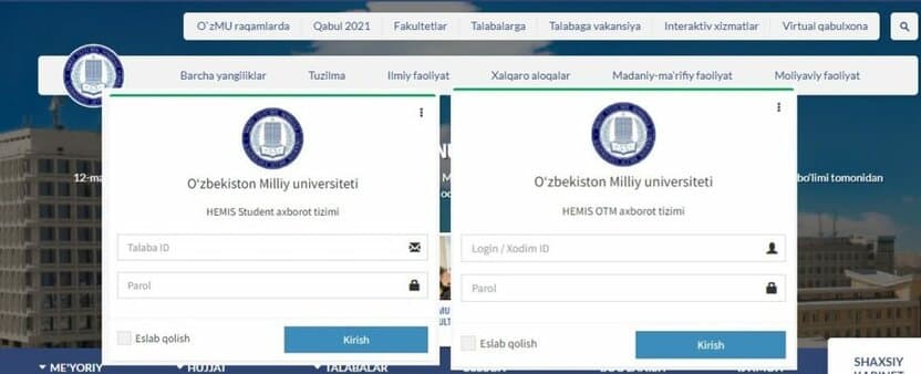 HEMIS tizimi: Nodavlat oliygohlar uchun muhim ogohlantirish