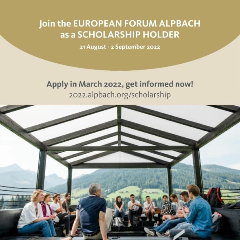 European Forum Alpbach 2022: Avstriyada bepul ta’lim