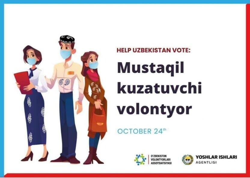 Saylovda volontyor bo’ling: Mustaqil kuzatuvchilar guruhi