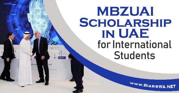 MBZUAI Scholarship: BAAda sun’iy intellekt bo’yicha grant