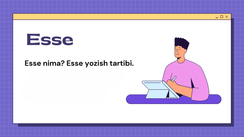 Esse yozishda qo‘llaniladigan eng muhim iboralar va klişelar