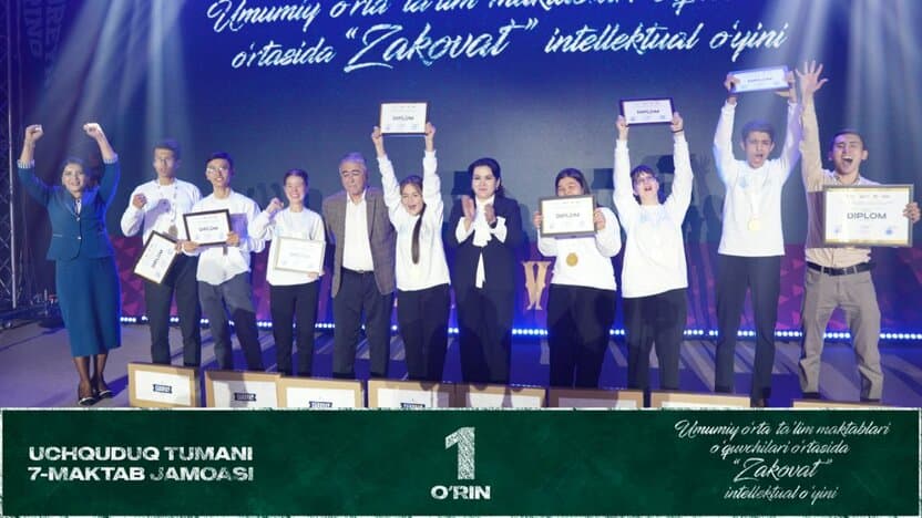 Zakovat turniri g‘oliblari: OTMga kirish imtiyozlari