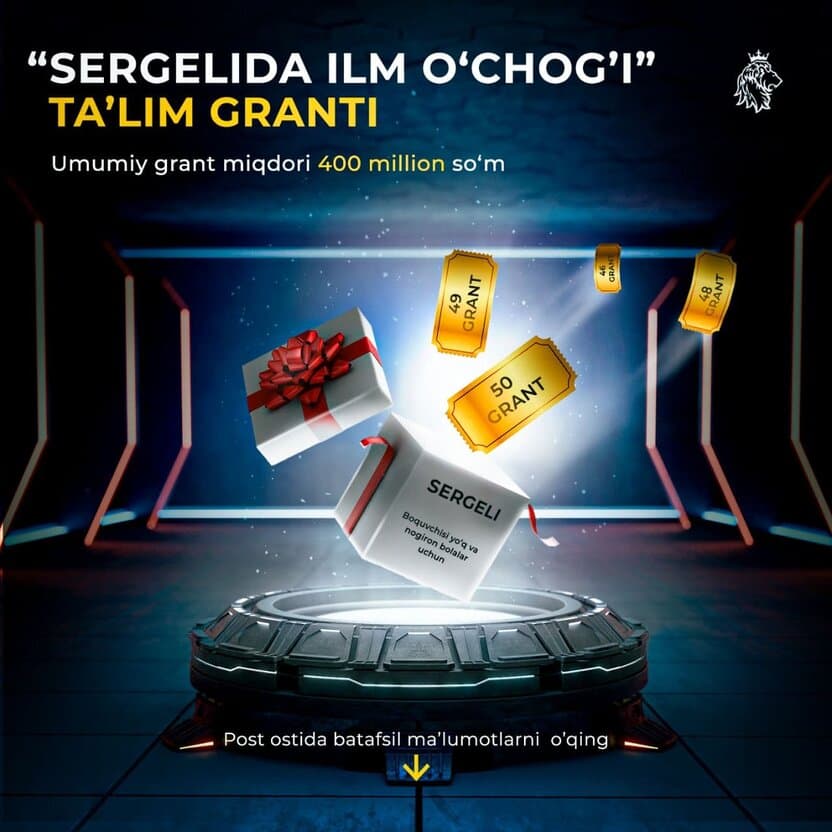 Cambridge o‘quv markazidan Sergelida 400 mln so‘mlik grant