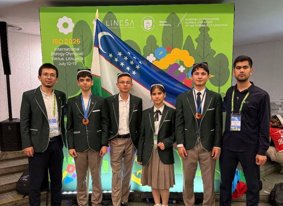IBO 2026 da O’zbekiston jamoasi 3 ta bronza medal oldi