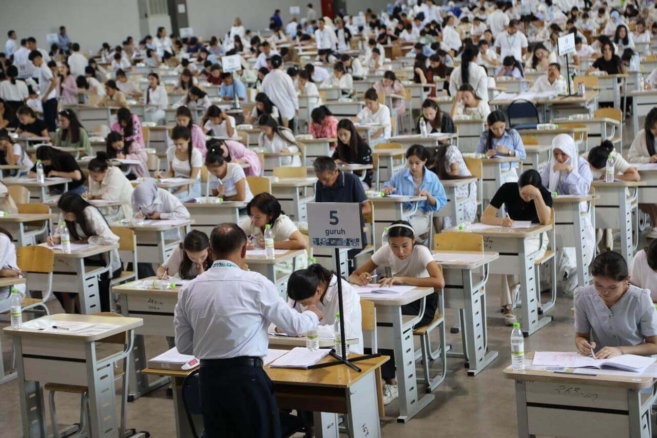 Ona tili va chet tili fanidan test topshirganlar statistikasi