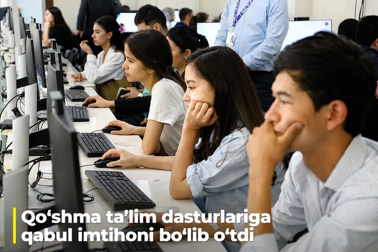 Qo‘shma ta’lim dasturlariga qabul imtihoni bo‘lib o‘tdi