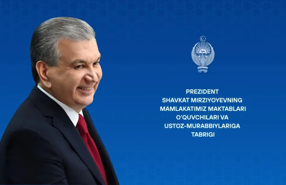 Prezident yoshlarni Bilimlar kuni bilan tabrikladi