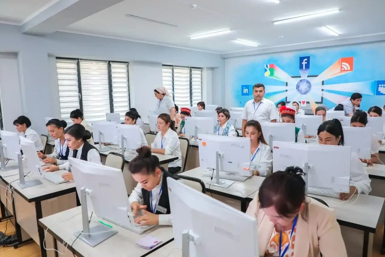 Toshkentda 95 tayanch maktabda kasbiy rivojlanish mashg‘ulotlari boshlandi