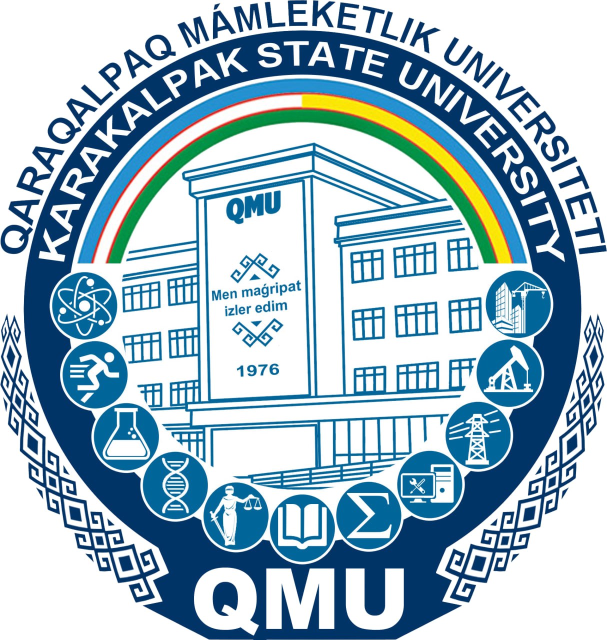 Qoraqalpoq davlat universiteti logotipi