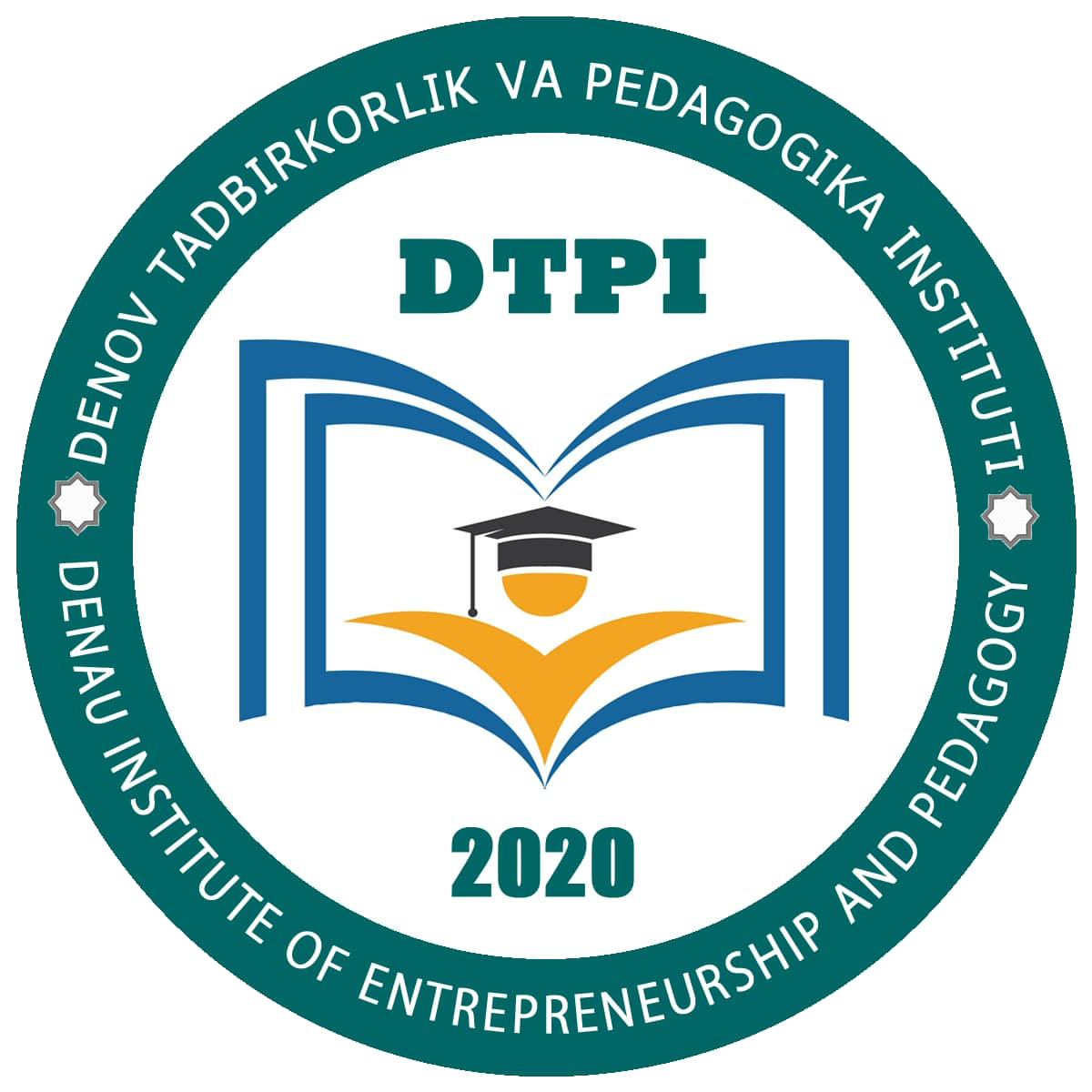 Denov tadbirkorlik va pedagogika instituti logotipi