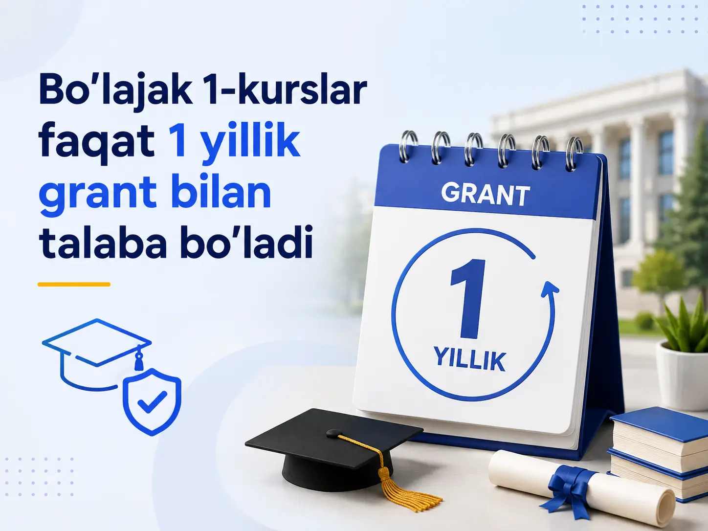 Grant yutish yetarli emas, uni har yili saqlab qolish kerak