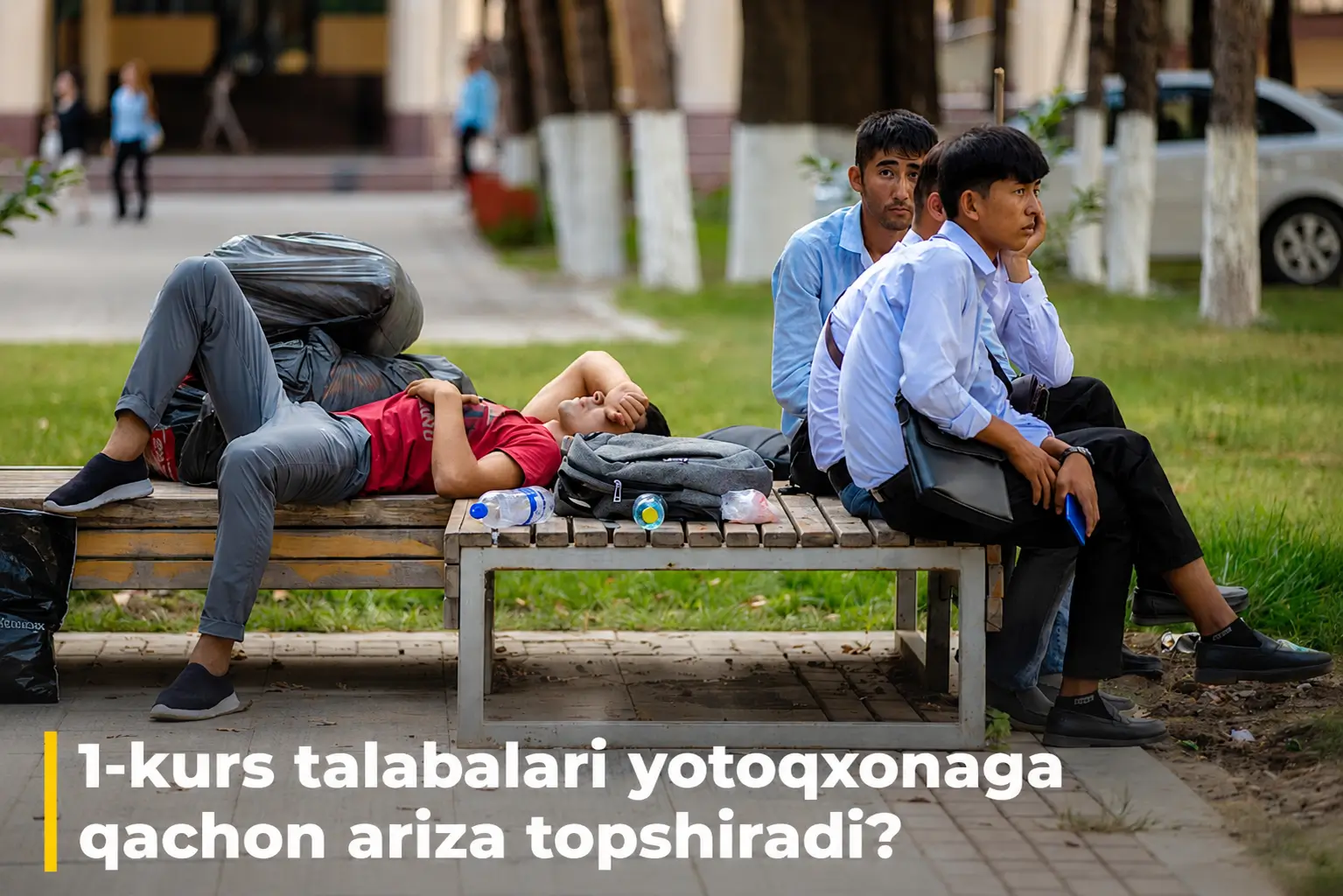 1-kurs talabalari yotoqxonaga qachon ariza topshiradi?